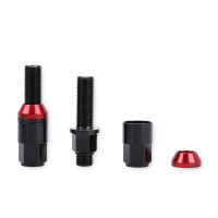 Болты колесные M14*1.25 шляпка 47мм сталь+алюминий (черный)