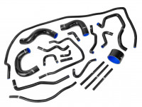 Патрубки системы охлаждения и радиатора Subaru Impreza GC, Forester SF5 турбо 20 штук (черный)