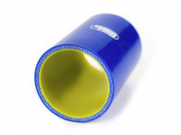 Патрубок силиконовый 0 гр 70 мм прямой усиленный (синий)