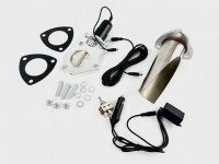 Заслонка выхлопная с электроприводом и отводом 57мм