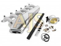 Коллектор впускной фрезерованный BMW M50 c дросселем 90мм и топливной рейкой