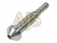 Ножка фитинга под обжим длиная 33, 3 мм под шланг тефлон AN3