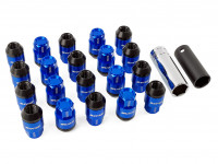 Гайки колесные Rays style M14x1.5 42мм (синий)