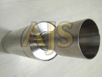 Бочка выхлопная прямоточная JDM style 102мм