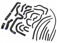 Патрубки системы охлаждения Toyota Mark 2 JZX90 (27шт) (черный) (черный)